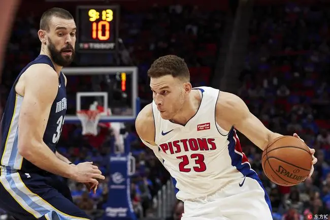 活塞力克灰熊，格里芬砍下25分